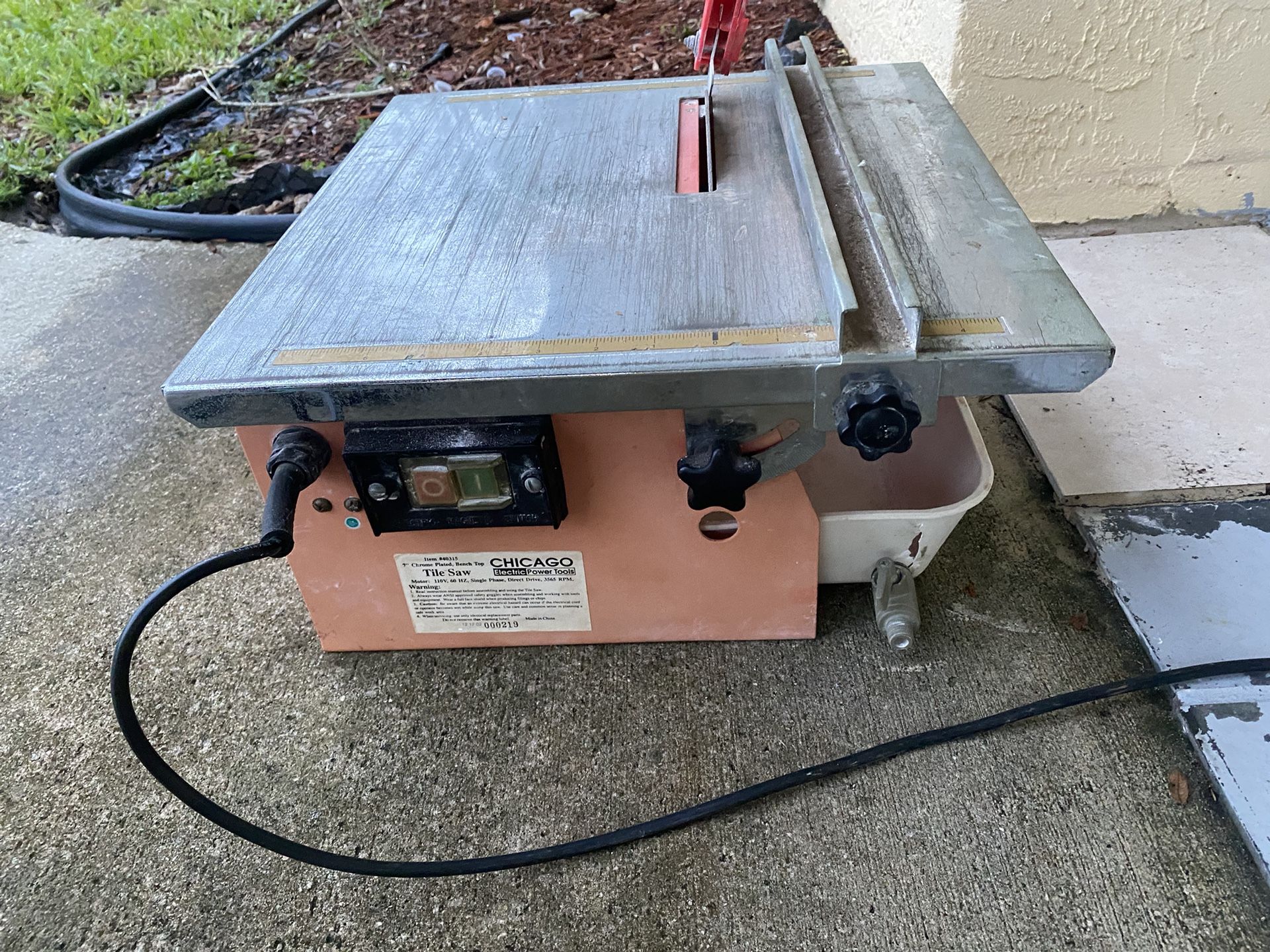 Tile Saw 