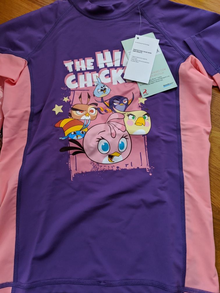 NWT size 12 girls' rashguard