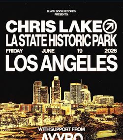 CHRIS LAKE TICKET 6/19