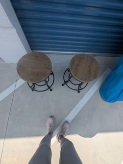 A pair of Bar stools