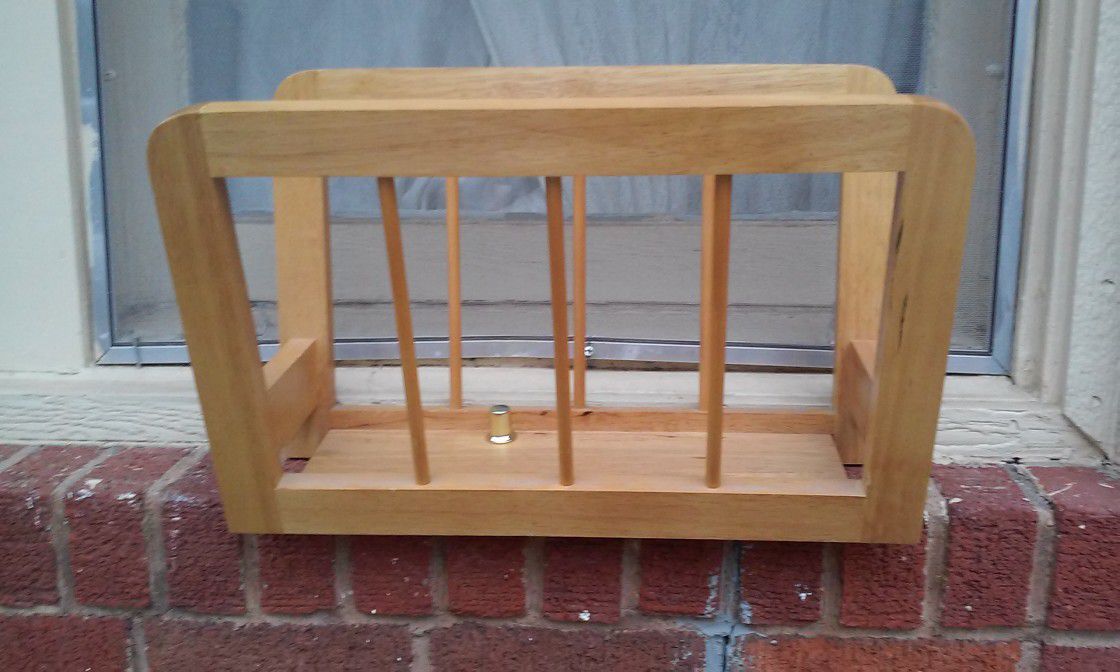 Wood Catch-all or Magazine Rack