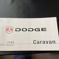 2008 Dodge Caravan Owners Manual 