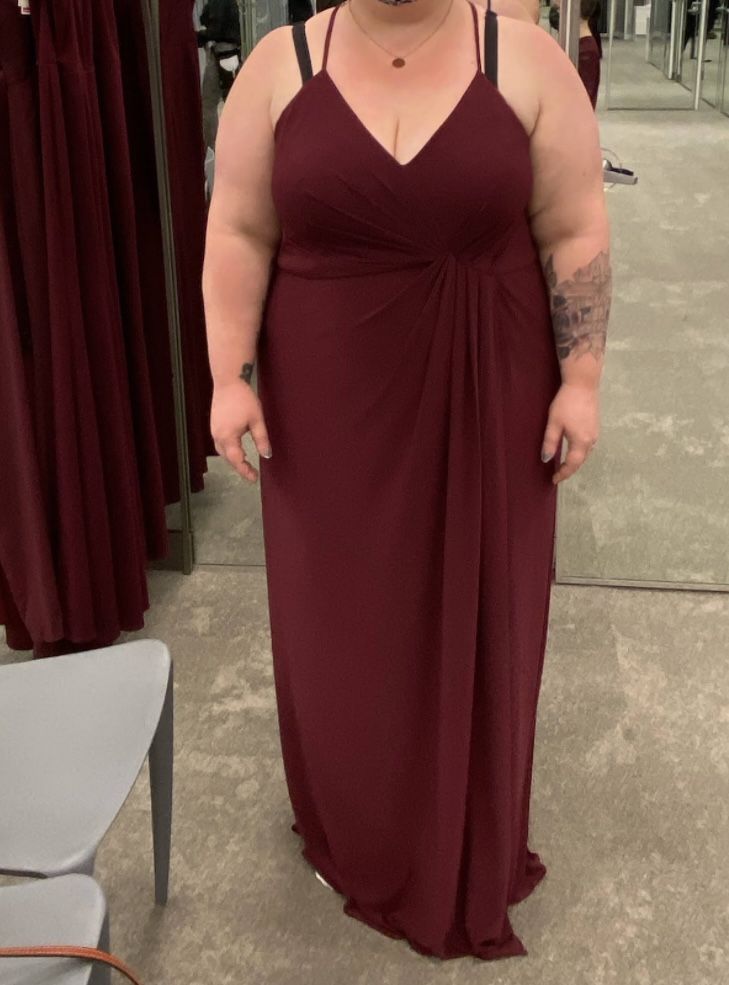 Bridesmaid Dress Size 22