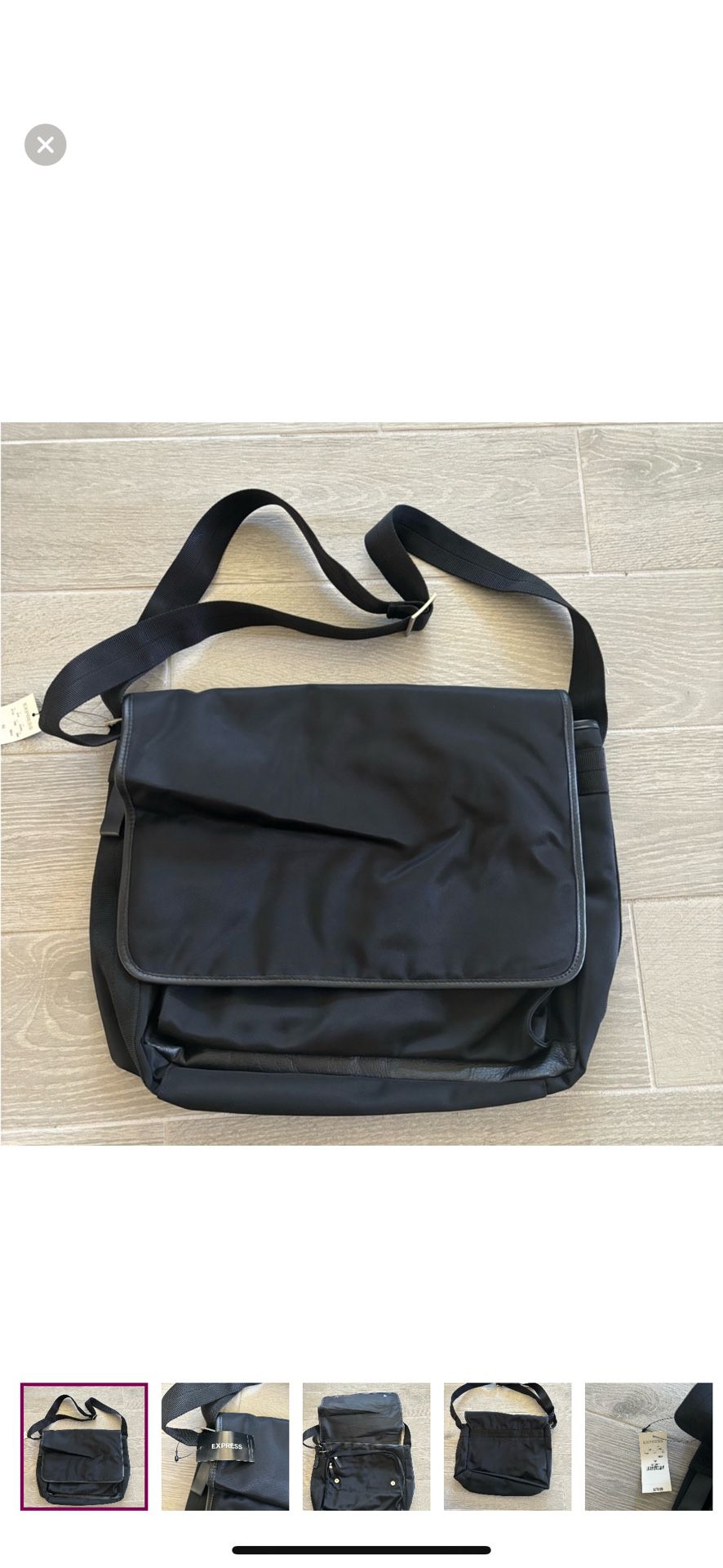 Express Briefcase Or Laptop Messenger Bag With Shoulder Strap