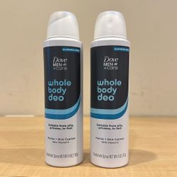 Dove Men aluminum-free Whole Body Deodorant spray 4 oz