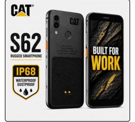 CAT S62 Rugged Android Smartphone 128GB Factory Unlocked 4G LTE GSM Black