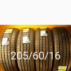 4 New Tires For Sale 205/60/16 We Service Motorcycle Tires