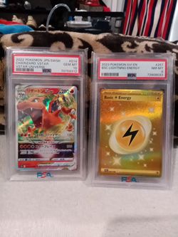 Charizard Vstar psa10 & Energy