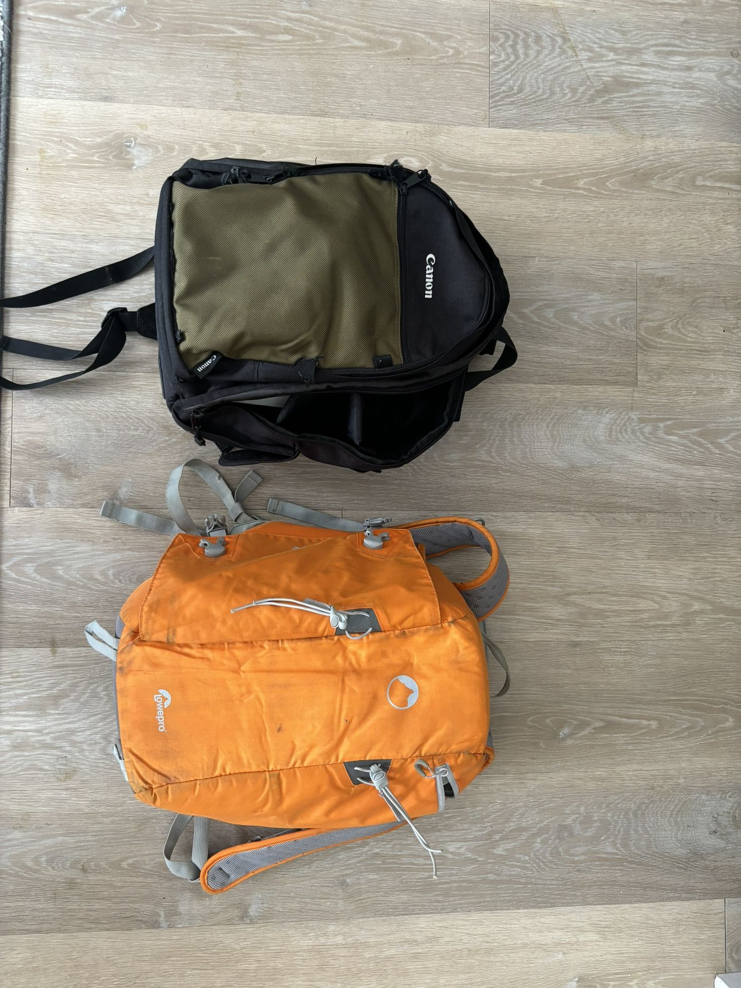 Lowpro And Cannon Camera Bag