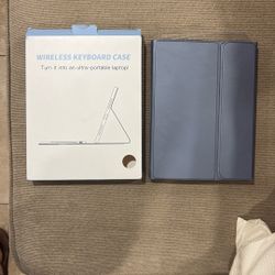 New - Wireless Keyboard Case for iPad 10th Gen (2022) – Blue