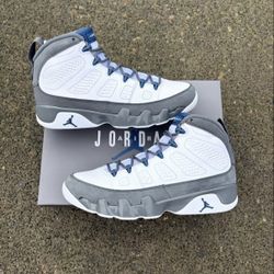 Jordan 9 Retro “Flint Grey French Blue” (2026) Sizes 8 / 8.5 / 9 / 9.5 / 10 / 10.5 / 11 / 11.5 / 12 / 13 / 14 IN HAND BRAND NEW