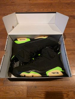 Jordan 6 electric green size 10.5