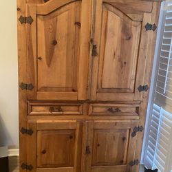 Pine Armoire purchased at the Treehouse in St.Pete