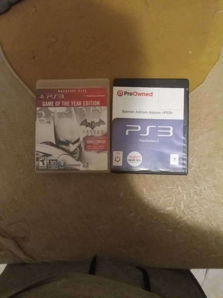 Batman Small Bundle Ps3 (Arkham City And Arkham Asylum) 