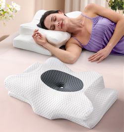 Brand new in box Sleep Doctor Approved Cervical Neck Pillow Sleeping, Ergonomic Contour Side Sleeper Pillows Adults, Cooling Orthopedic Pillow Pain Re