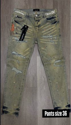Purple jeans
