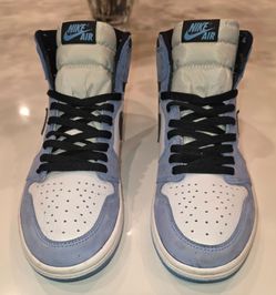 🔥 NIKE AIR JORDAN 1 HIGH OG — UNIVERSITY BLUE / BLACK / WHITE — $115