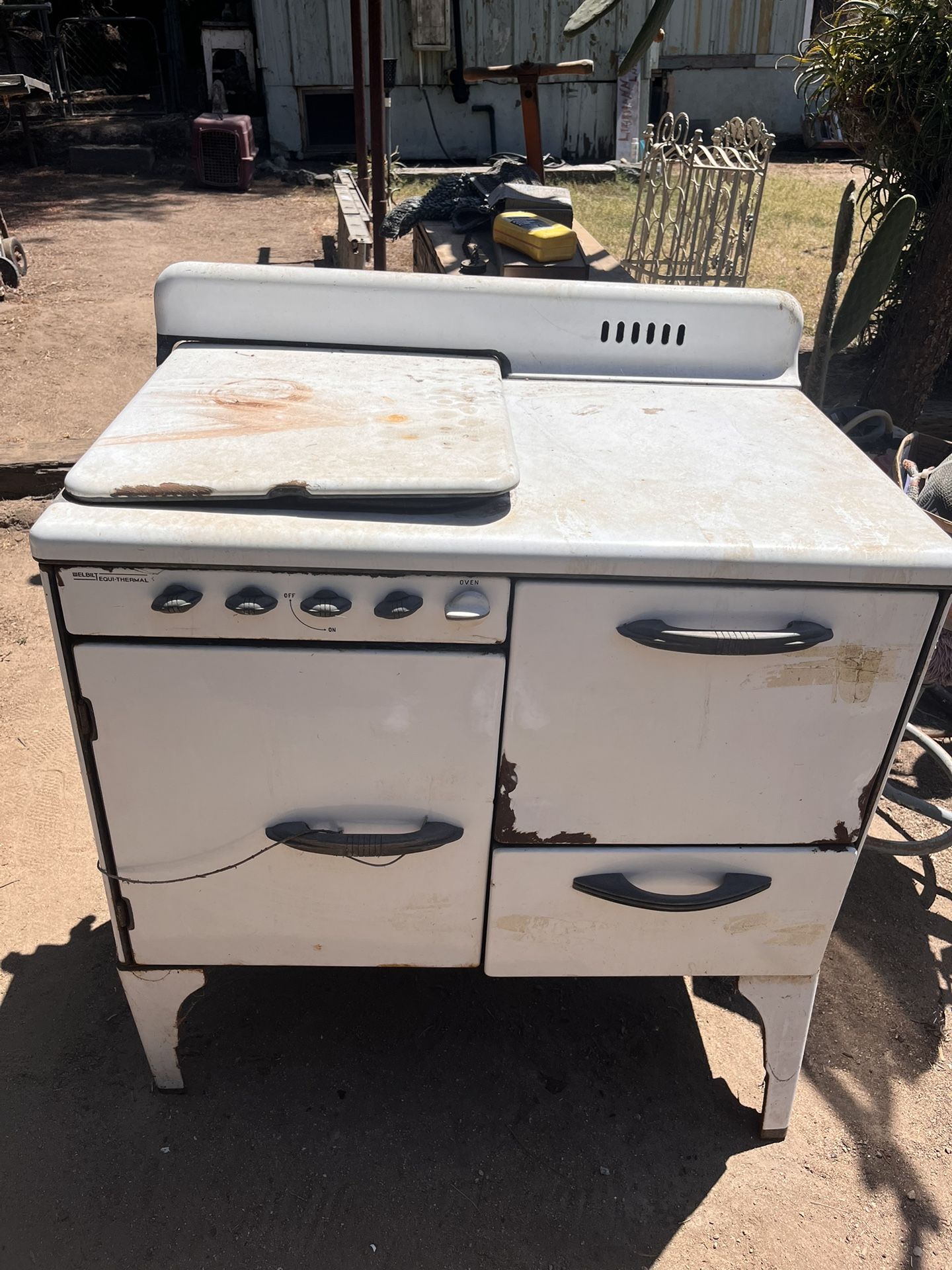 Antique Porcelain Stove