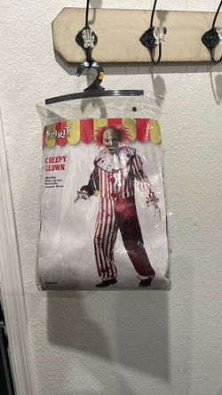Spirit Halloween Creepy Clown Costume Adult Small