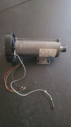 Treadmill drive and elevation motors with new belt