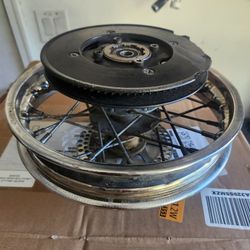 Mx650 Razor Rear Wheel Assembly 