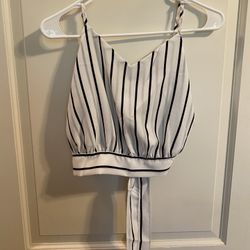 Striped Top: Size S