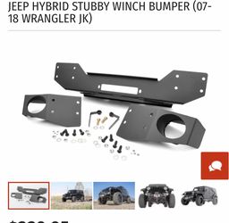 Rough Country Jeep Hybrid Stuby Winch Bumper part 1062