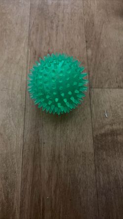 Green Spiky Rubber Sensory Ball