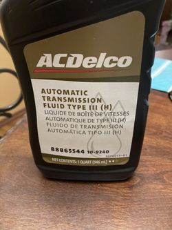 7 Quarts Ac Delco III Transmission Fluid