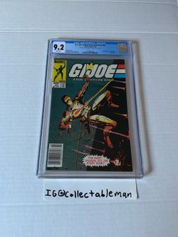 G.I. Joe, A Real American Hero #21 Cgc 9.2 Marvel Comics 1984 Newsstand