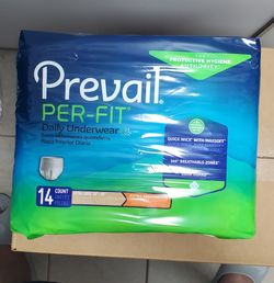 Prevail Per-Fit Protective Underwear - X-Large, 14 Count (New)