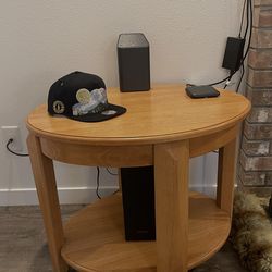 Wood Coffee End Tables And Oval Table