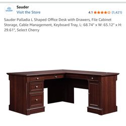 Executive Desk And Cabinets 