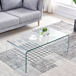 Rectangle Glass Table 