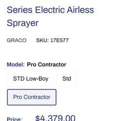 Airless Paint Sprayer Graco 695
