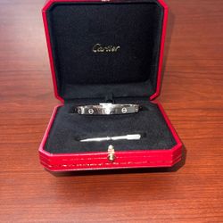 Cartier Love Bracelet 18kt White Gold