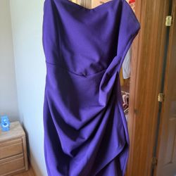 Windsor Purple Spaghetti Strap Dress