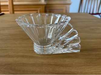 Vintage Crystal Rosenthal Germany Tealight, Voltive, Trinket Holder