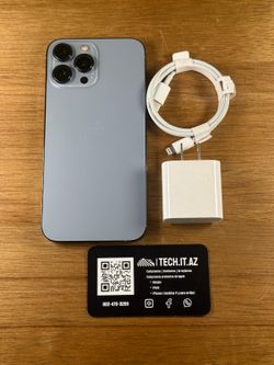📱 iPhone 13 Pro Max | 128GB | Sierra Blue | Unlocked (Any Carrier)
