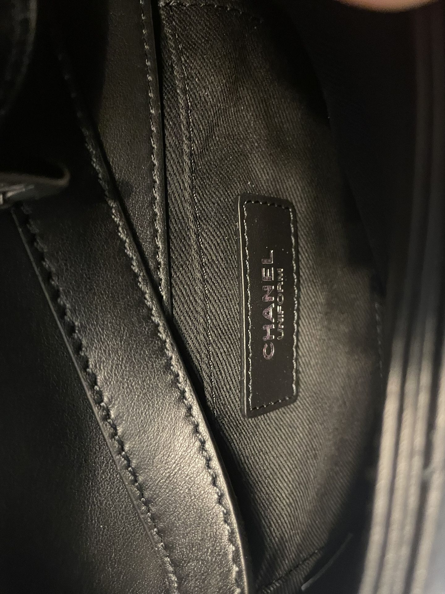 Chanel Uniform Lamb Skin Belt Bag