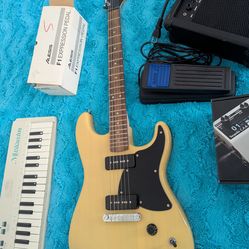 Squier Paranormal Stratosonic and Various items