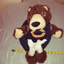 Chicago Bears Vintage Plush Football & Teddy Bear