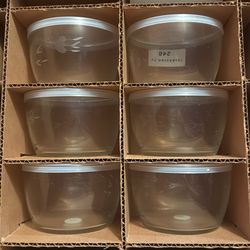 Princess house Crystal storage set