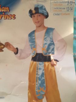 Prince Arabian - Genie Boys Costume - Aladdin