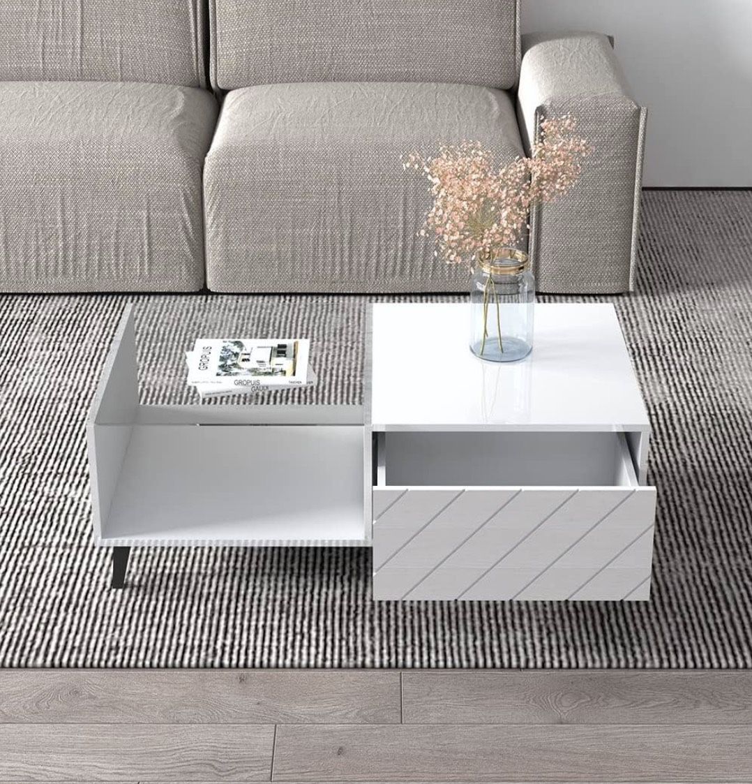 Oxford 47'' Coffee Table, White