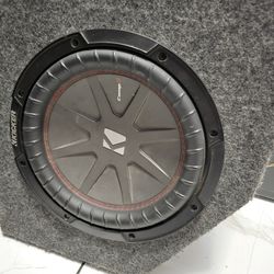 Kicker 48CWR82 8" CompR Subwoofer In Enclosure
