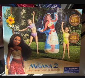 Disney Moana 6’ inflatable yard sprinkler