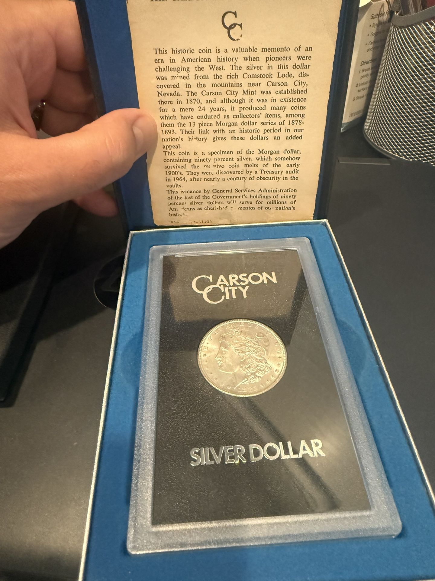 1882 CC Morgan Silver Dollar GSA