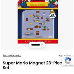 2 Packs Of Mario Magnets 