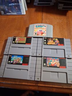 Vintage Nintendo games $40 each or take them all for 175 cash only pick up only authentic